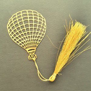 Bookmark Brass metal cutting bookmarks - Parachute